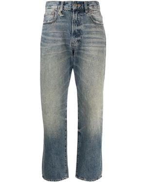 R13 Vaqueros Anchos Estilo Capri - Azul