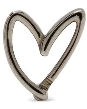 agnès b. Logo Earring - Metallic