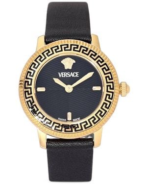 Versace Greca 30Mm Watch - Black