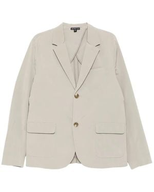 James Perse Cotton Poplin Blazer - White