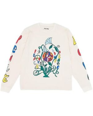 STORY mfg. Grateful Long-Sleeve Graphic T-Shirt - White