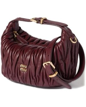 Miu Miu Mini Wander Handtasche - Lila