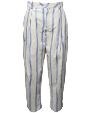 FRONT STREET 8 Pantalones A Rayas - Gris