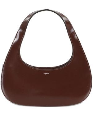 Coperni Bolso shopper con relieve - Marrón