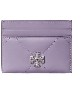 Tory Burch Kira Diamond Quilt Card Case - Purple