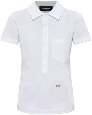 DSquared² Polo Shirts - White