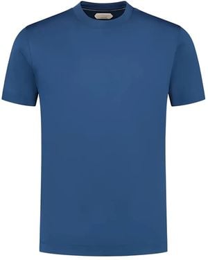 Aurélien Crew-Neck Short-Sleeve T-Shirt - Blue