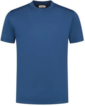 Aurélien T-Shirt Mit Rundhalsausschnitt - Blau