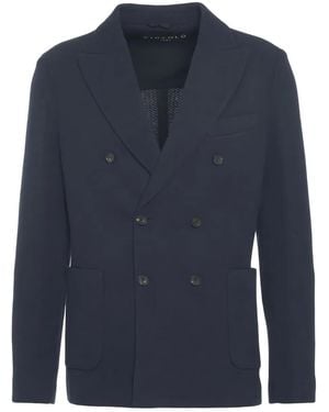 Circolo 1901 Double-Breasted Blazer - Blue