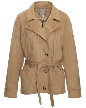 Urbancode Belted Jacket - Natural