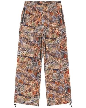 Iuter Taped print trousers - Weiß