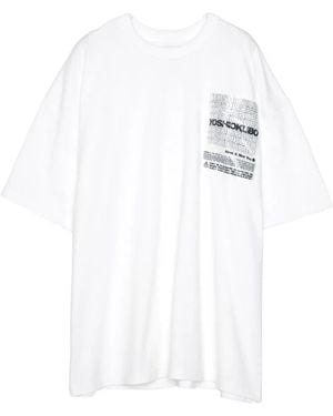 Yoshio Kubo Logo-Print Cotton T-Shirt - White