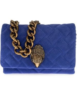 Kurt Geiger Mini Kensington Quilted Shoulder Bag - Blue