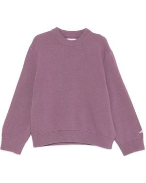 LC23 Ribbed crew-neck sweater - Lila