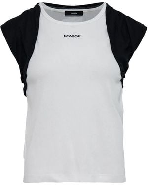 BONBOM Fetish Tight Sleeveless T-Shirt - Black