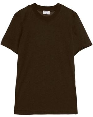 Filippa K Crew-Neck Short-Sleeve T-Shirt - Brown