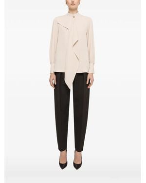 Nissa Chiffon Top - Natural