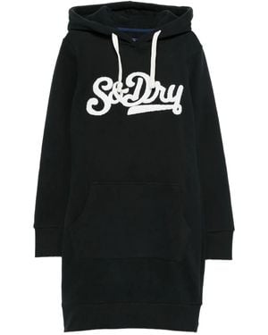 Superdry Hooded Mini Dress - Black