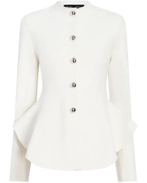 Proenza Schouler Off Viscose Polyamide Jacket - White