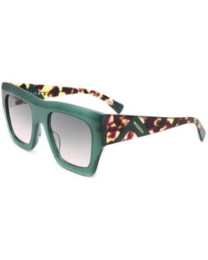 Missoni Oversize Butterfly Sunglasses - Green