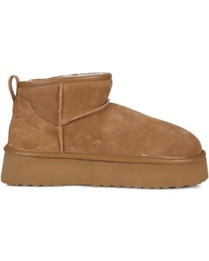 Hoor Vega Platform Ankle Boots - Brown