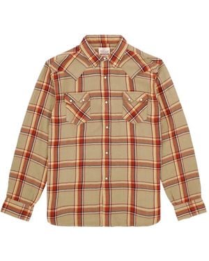 Fortela Tartan Button Shirt - Brown