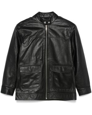 Anine Bing Leather Jacket - Black