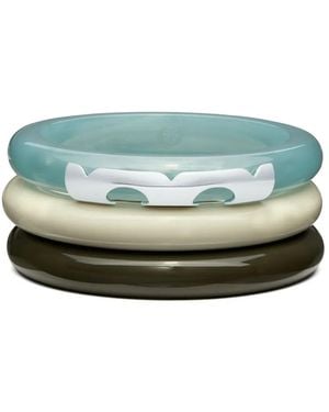 Tory Burch Resin Bangle Set - Green