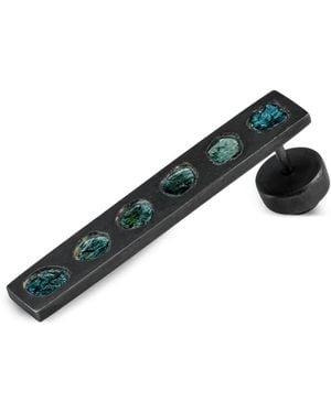 Parts Of 4 Plate Diamond Earring - Grey