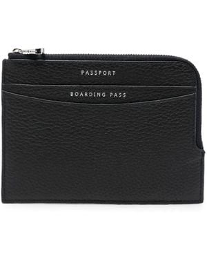 Aspinal of London Cartera De Viaje - Negro