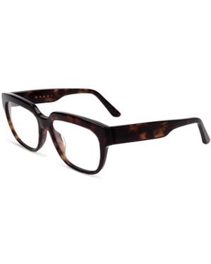 Marni Gafas Con Montura Cuadrada - Blanco