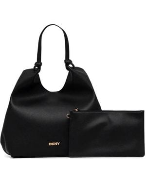 DKNY Structured Tote Bag - Black