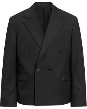 RETERNITY Signe Double-Breasted Blazer - Black