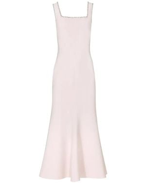 Costarellos Felina Crystal-Embellished Crepe Midi Dress - Pink