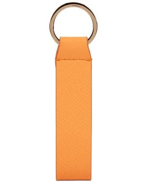 Smythson Panama Keyring - Orange