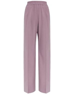Dolce & Gabbana Elasticated-Waistband Trousers - Purple