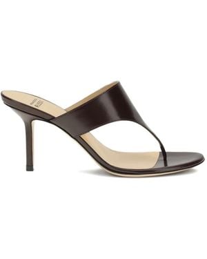 Francesco Russo Stiletto-Heel Sandals - Brown