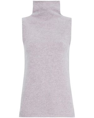Proenza Schouler Lily Turtleneck Knit Top - Purple