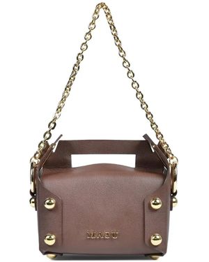 MASU Cake Studded Tote Bag - Brown
