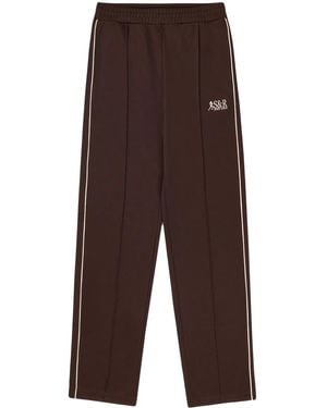 Sporty & Rich Action サイドストライプ トラックパンツ - ブラウン