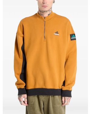 adidas Half-Zip Sweatshirt - Orange