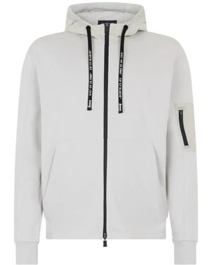 Herno Zip-Up Hoodie - White