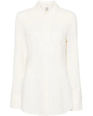 TOTEME Camicia Con Colletto Classico - Bianco