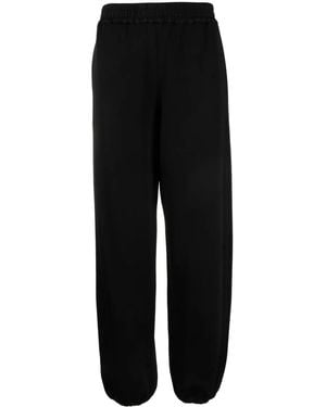 Jil Sander Straight-Leg Track Trousers - Black