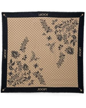 Joop! Écharpe Frangée Adalia À Fleurs - Métallisé