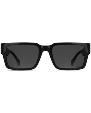 Lacoste Gafas De Sol Con Placa Del Logo - Negro