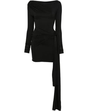 Axel 113 Tina Long-Sleeve Mini Dress - Black
