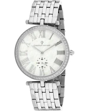 Christian Van Sant Hush 36Mm Watch - White