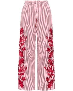 Maliparmi Striped Trousers - Pink