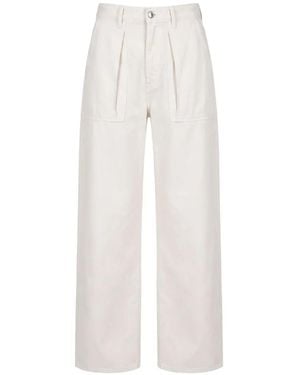Agolde Low Curve Utility Jeans - White